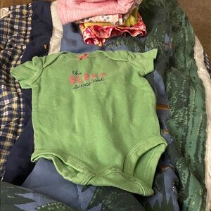 Carter's Green Berry Sweet Bodysuit